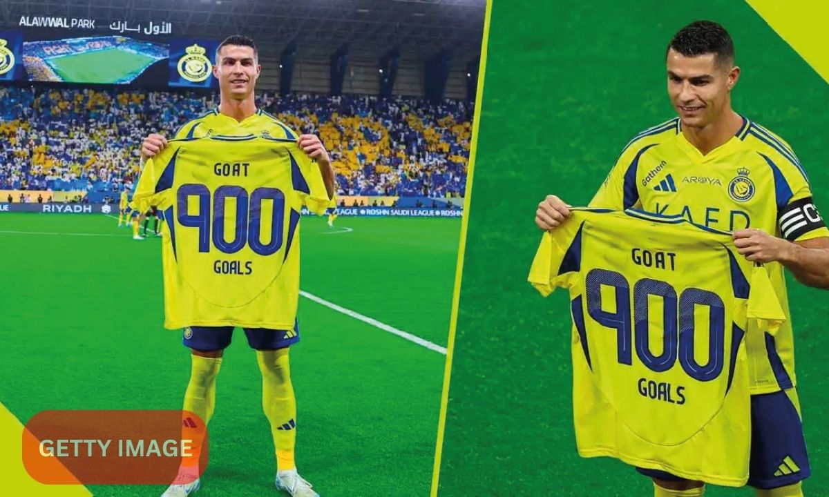 Cristiano Ronaldo Honored By Al-Nassr With 'GOAT' Jersey Fans Create